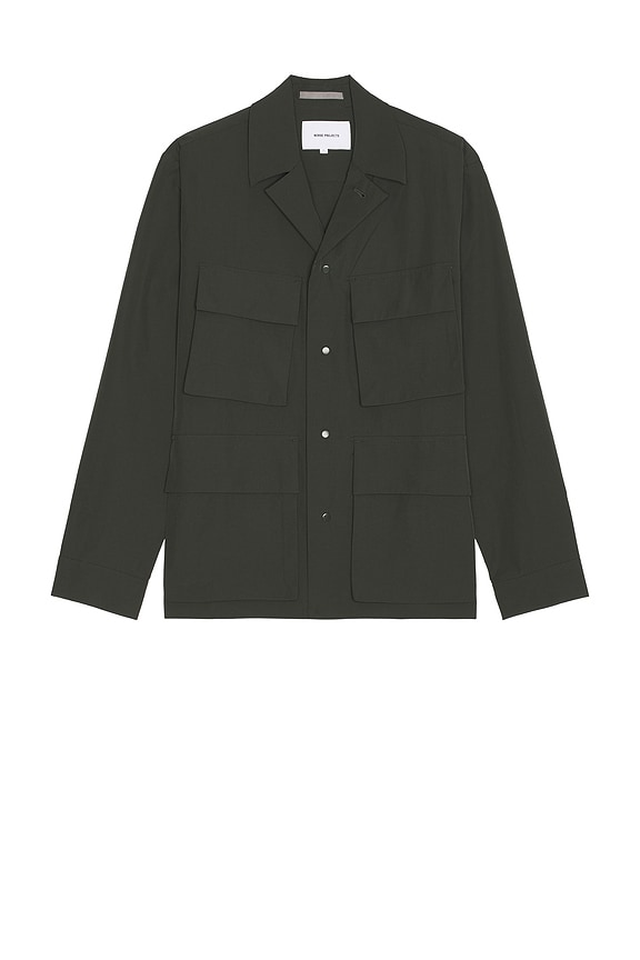 Rick Owens Cropped Alice Parka in Dark Dust | FWRD