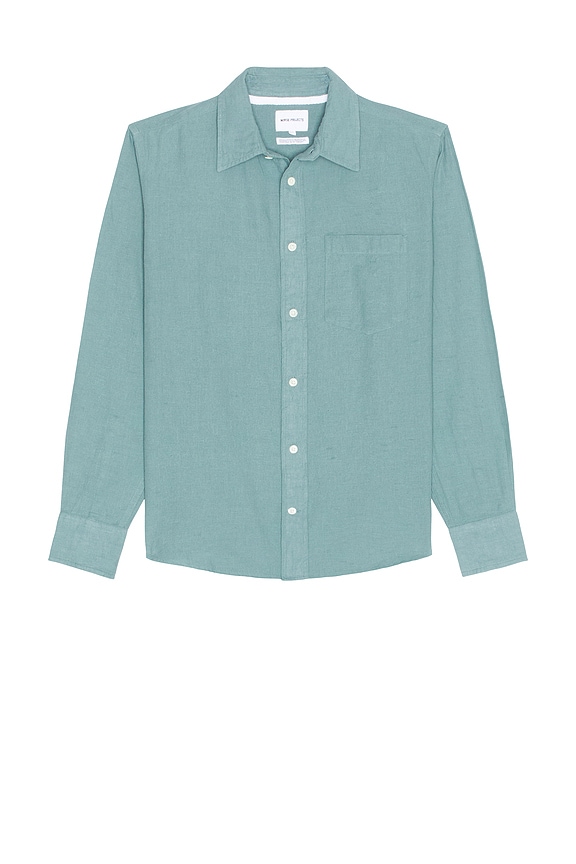 Lemaire Convertible Collar Shirt in Light Blue | FWRD