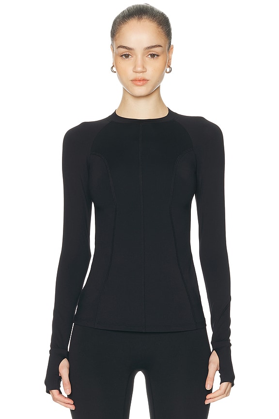 WARDROBE.NYC Sheer Bodysuit in Black | FWRD
