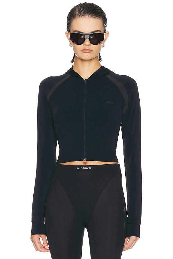 Dion Lee Interlock Cropped Blazer in Black | FWRD