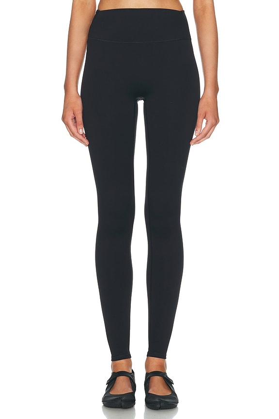 Miu Miu Jersey Stitch Legging in Nero | FWRD