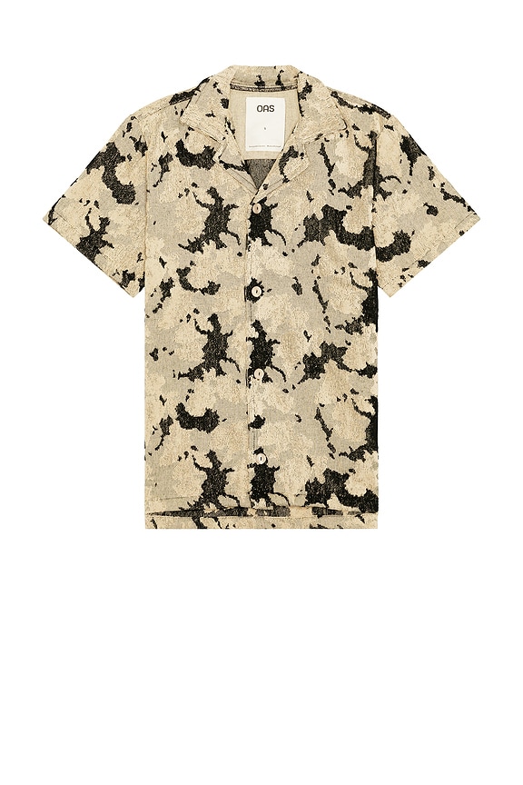 Sacai Sun Surf Diamond Head Shirt in Khaki | FWRD