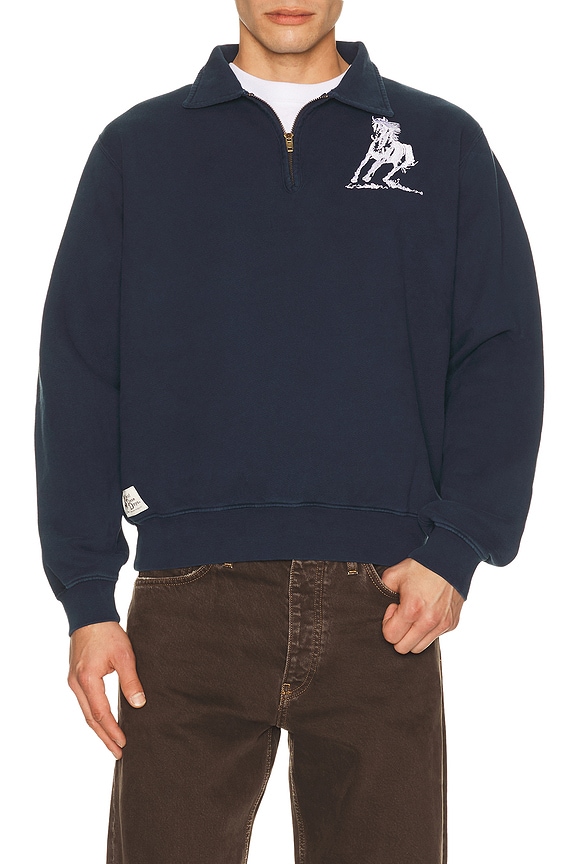 alo Accolade Hoodie in Navy | FWRD