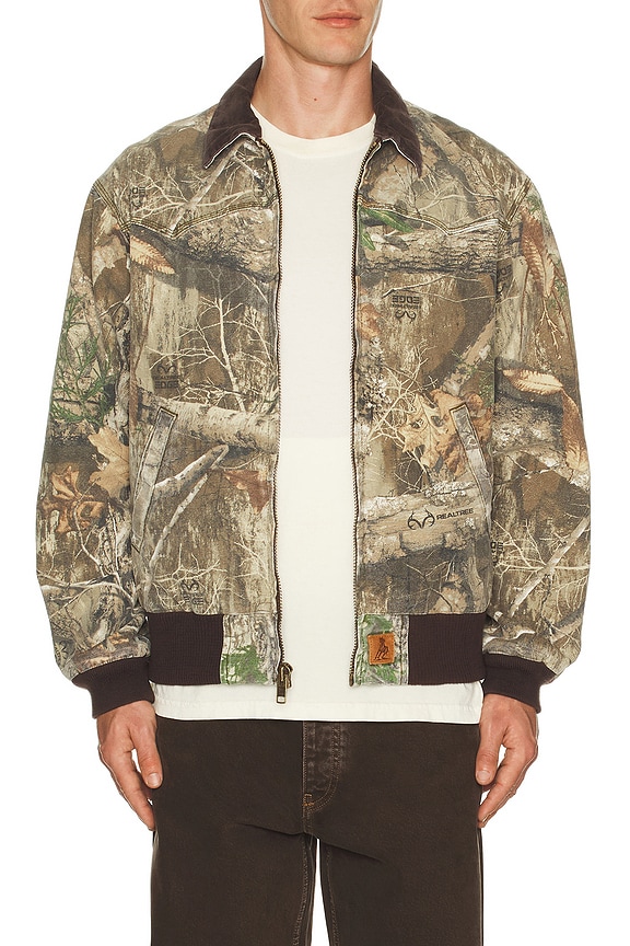 YEEZY Season 4 Cotton Jacket in Army | FWRD