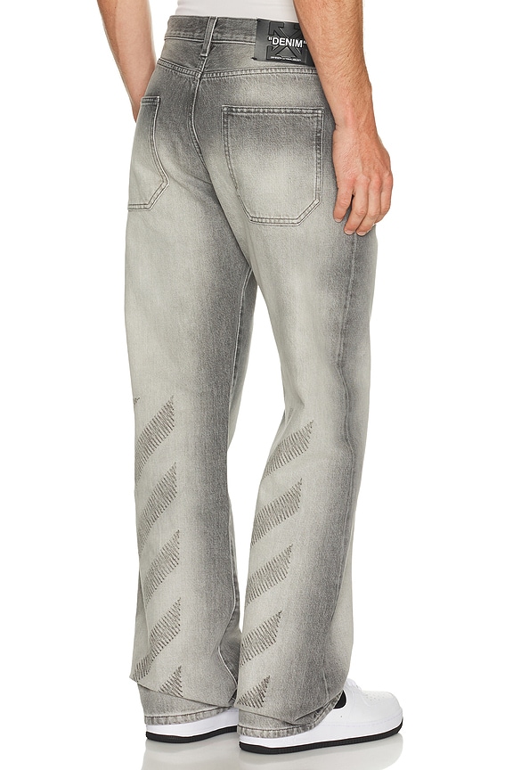 Amiri Mx1 Leather Skinny Jean in Storm Grey | FWRD