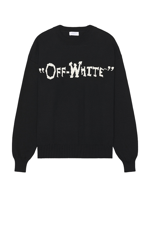 rice nine ten Hand Knitting Cut Off Hoodie in Black | FWRD