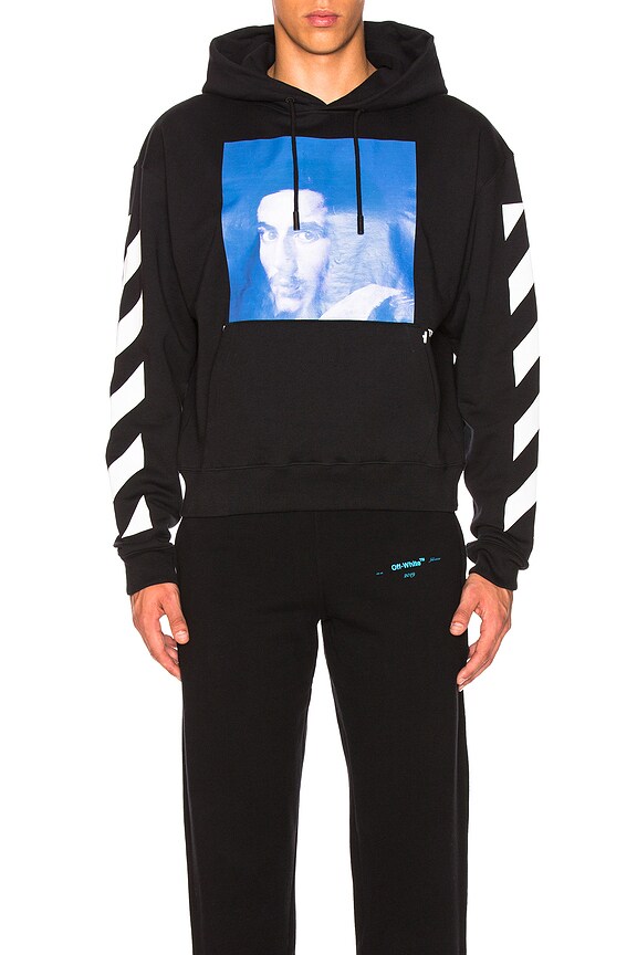 OFF-WHITE◆GRADIENT SWEATPANTS/18AW/ボトム/M/コットン/BLK/OMCH008F18192032