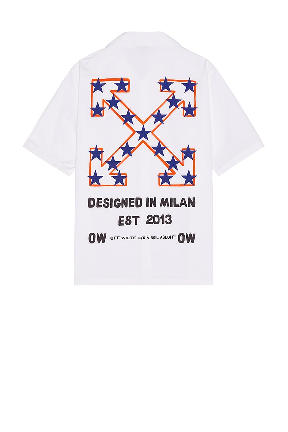 【送料 関税込】 OFFWHITE STAR ARROW SKATE T-SHIRT OFF-WHITE Star Arrow Skate Short Sleeve Tee in Grey Melange