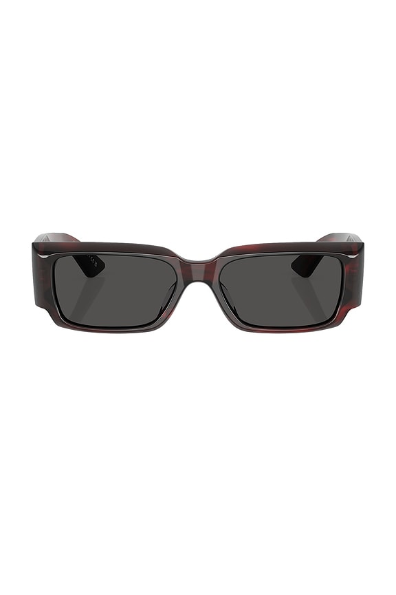 Oliver Peoples x Khaite 1995C Sunglasses in Dark Mahogany | FWRD