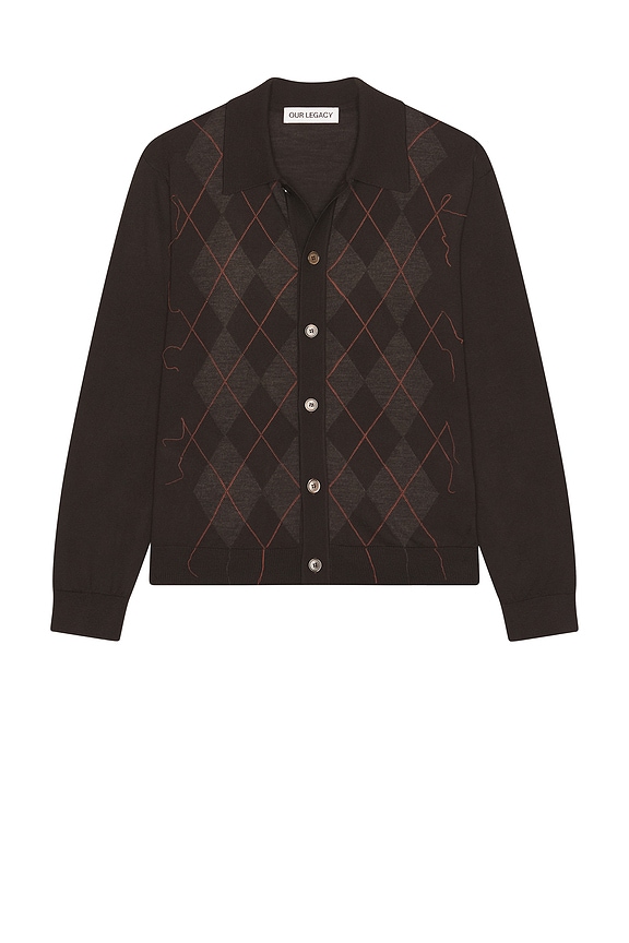 Our Legacy Cardigan in Dorf Check | FWRD Our Legacy Cardigan in Dorf Check | FWRD
