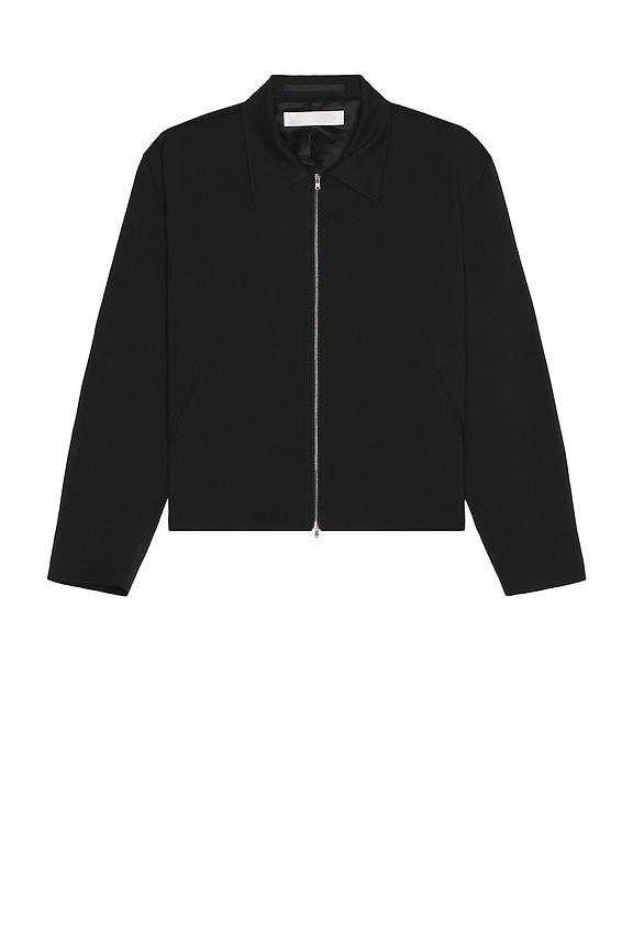 Lemaire Military Overshirt in Black | FWRD