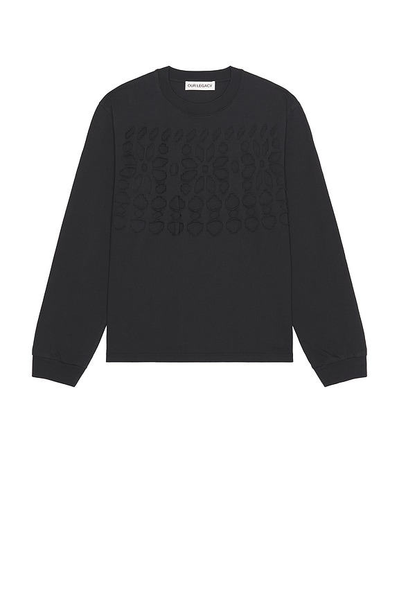 Kody Phillips Embellished Long Sleeve Lasso Shirt in Black | FWRD