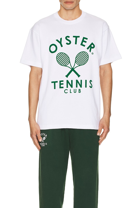 Martine Rose ボクシーオーバーサイズTシャツ - White & Green Eager