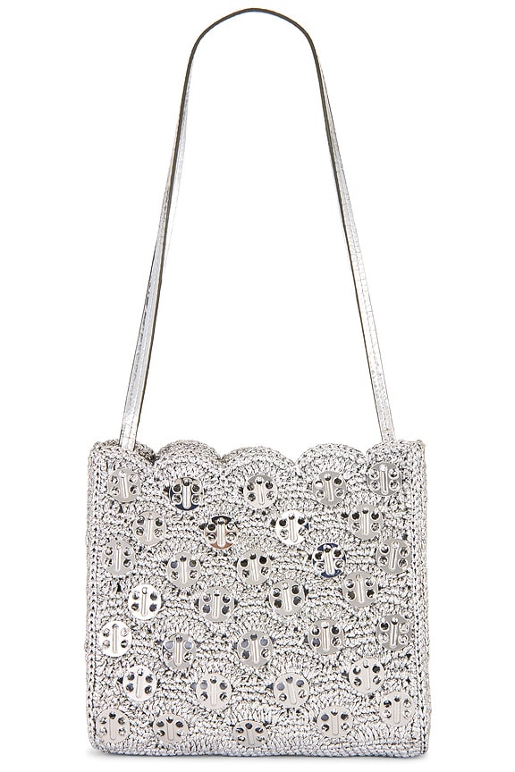 cult gaia シルバースパンコールバッグ Cult Gaia Hera Shoulder Bag in Natural | FWRD