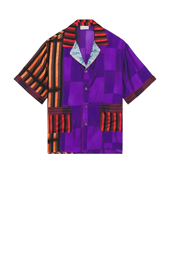 Homme Plisse Issey Miyake Mc Polo Shirt in Viola Purple | FWRD