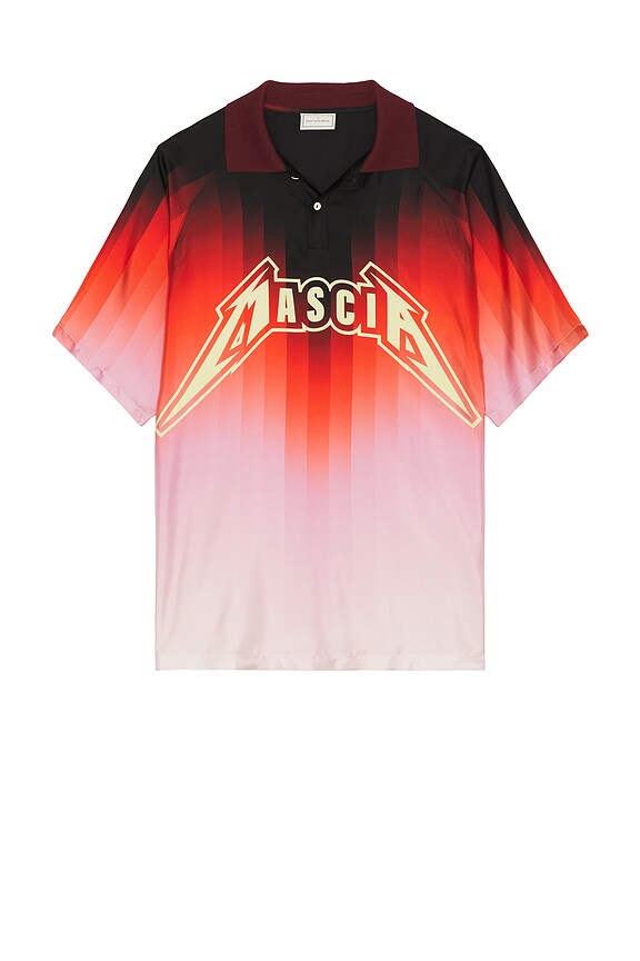 Balenciaga Oversized Soccer T Shirt in Pink & Black | FWRD Balenciaga Oversized Soccer T Shirt in Pink & Black | FWRD