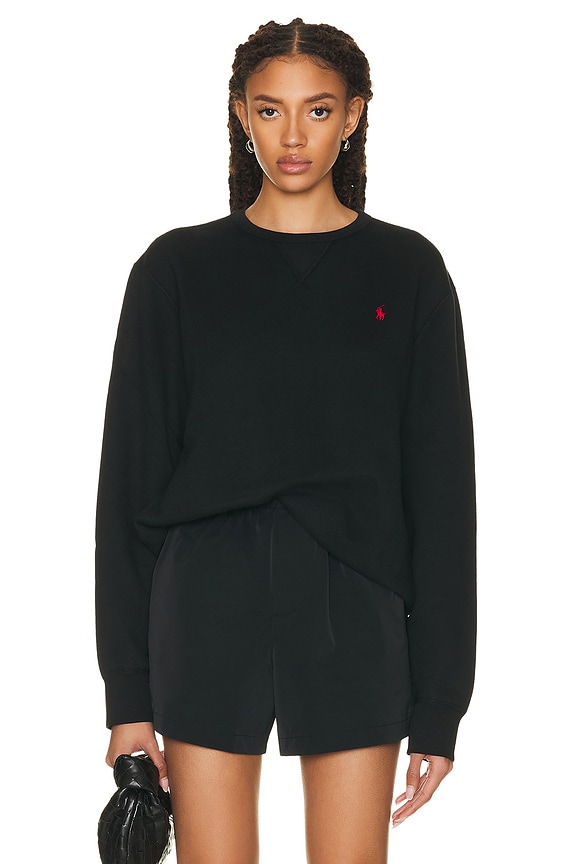 FEAR OF GOD | ETERNAL FLEECE CREWNECK BLACK 黒 Fear of God - Eternal Fleece Full Zip Hoodie | HBX