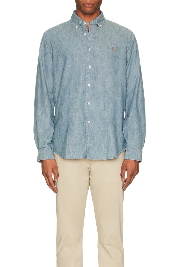 The Row Miller Shirt in Oxford Blue | FWRD