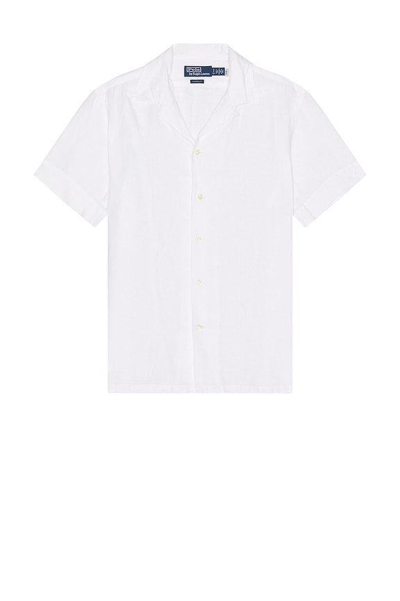 Polo Ralph Lauren Short Sleeve Oxford Shirt in White | FWRD