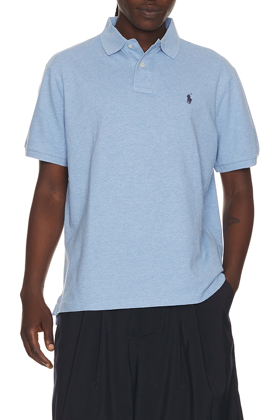 【値下げ】MONCLER GAMME BLEU メンズポロ【L】 Moncler Ss Polo in Blue | FWRD