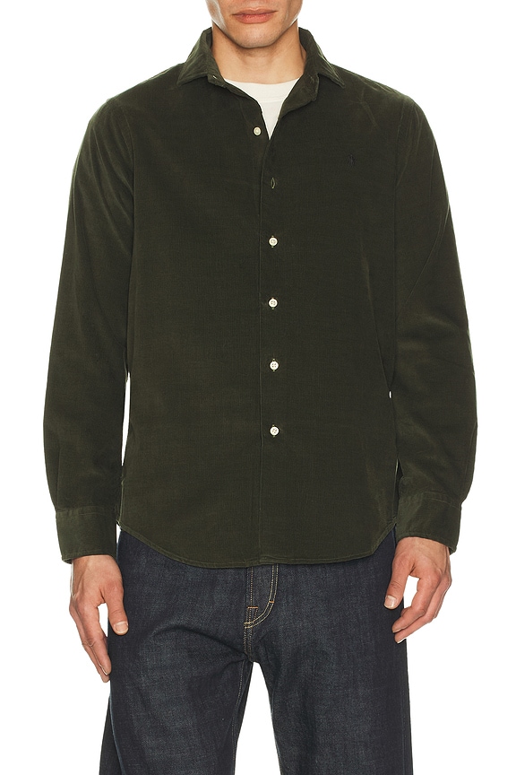 The Row Penn Shirt in Pine Green | FWRD