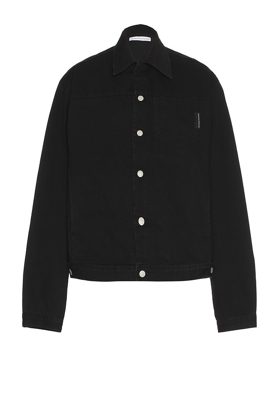 Acne Studios Odrox Cotton Twill Overshirt in Black | FWRD