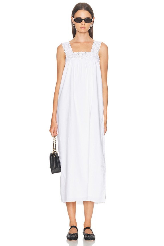 JACQUEMUS La Robe Dentelle Dress in White | FWRD