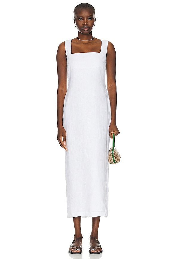 The Row Janah Dress in OFF WHITE | FWRD The Row Janah Dress in OFF WHITE | FWRD