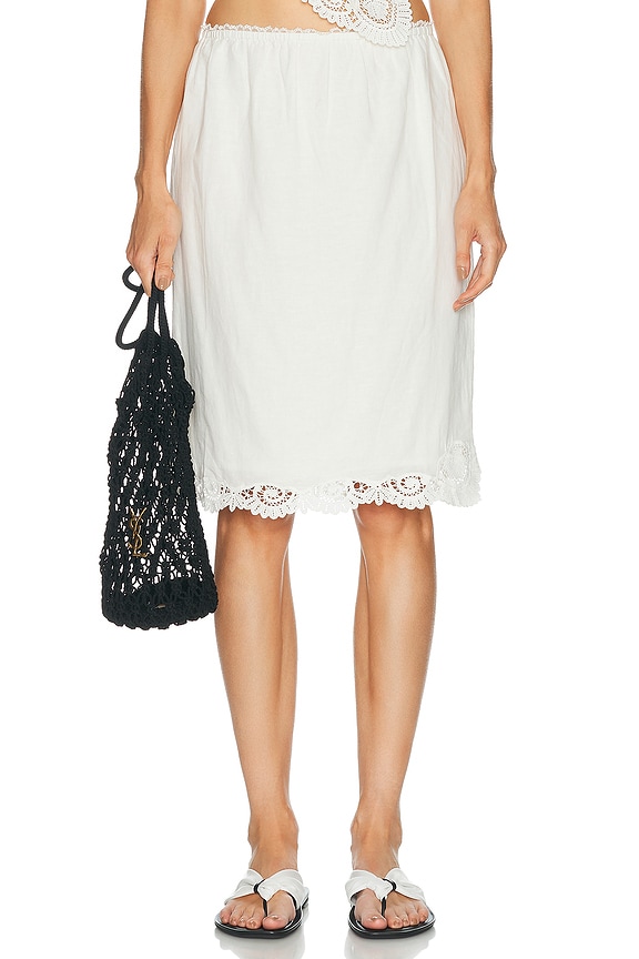 The Row Irene Skirt in Glacier | FWRD