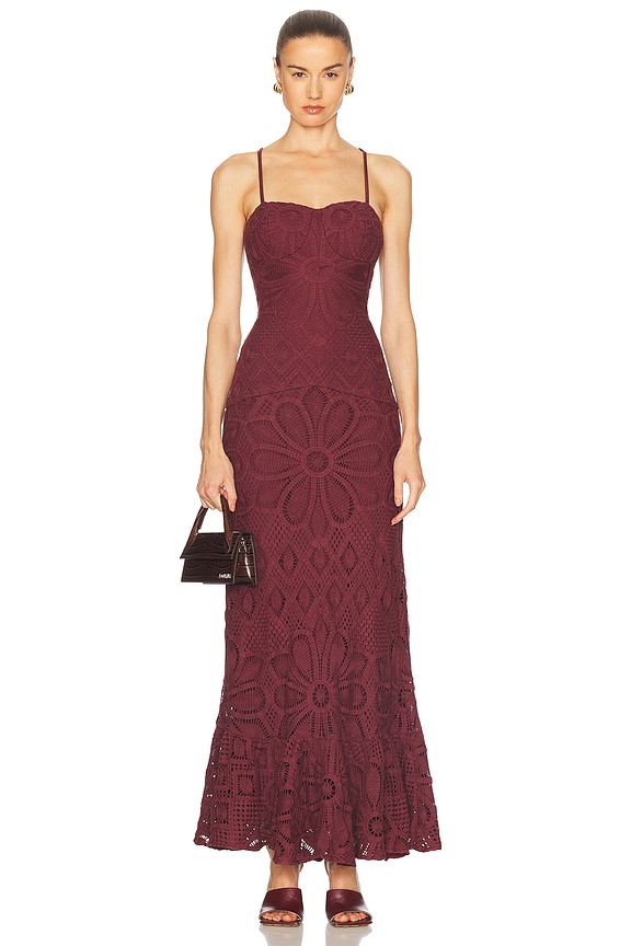 chinese dress ladies Odette Embellished Maxi Dress – Frock and Frill main image 0