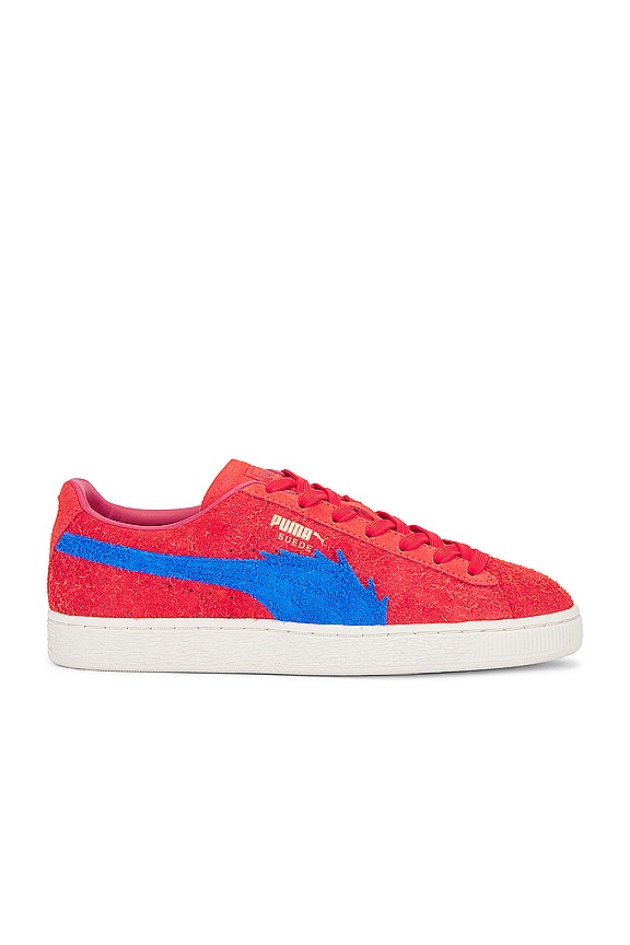 ami♡*°　0218 Amiri Skeleton Low Top Sneaker in Red | FWRD