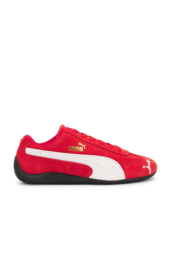 Puma Select Palermo OG in Intense Red & Warm White | FWRD