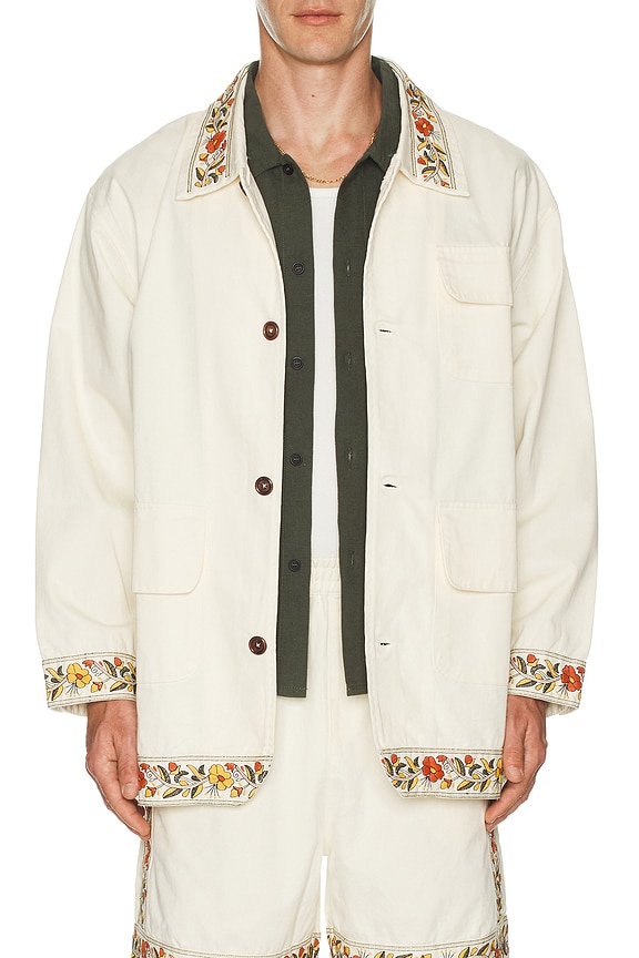 Amiri Resort Club Coach Jacket in Sky Indigo | FWRD