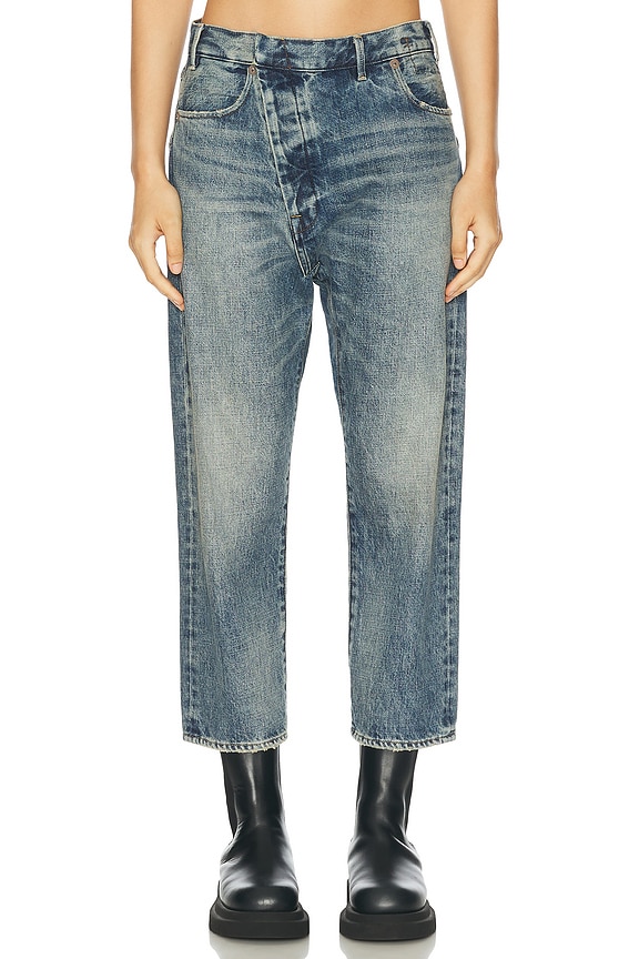 デニム・ジーパン VICTORIA BECKHAM DENIM BOYFRIEND JEANS Victoria Beckham Denim Boyfriend Jean in Basq | FWRD