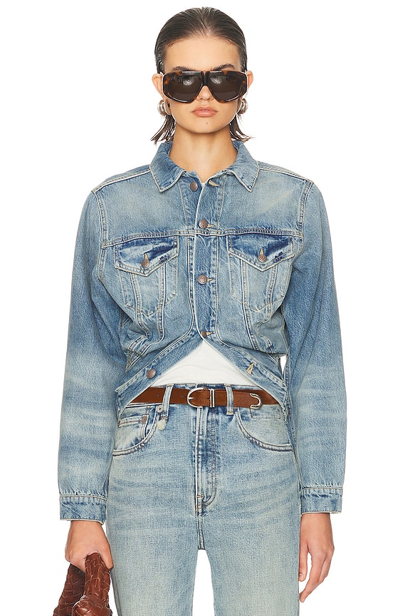 Saint Laurent デニムジャケット - Japan Vintage Blue | FWRD