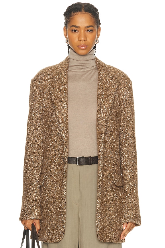 Saks Potts Lisbet Jacket in Brown Snake | FWRD