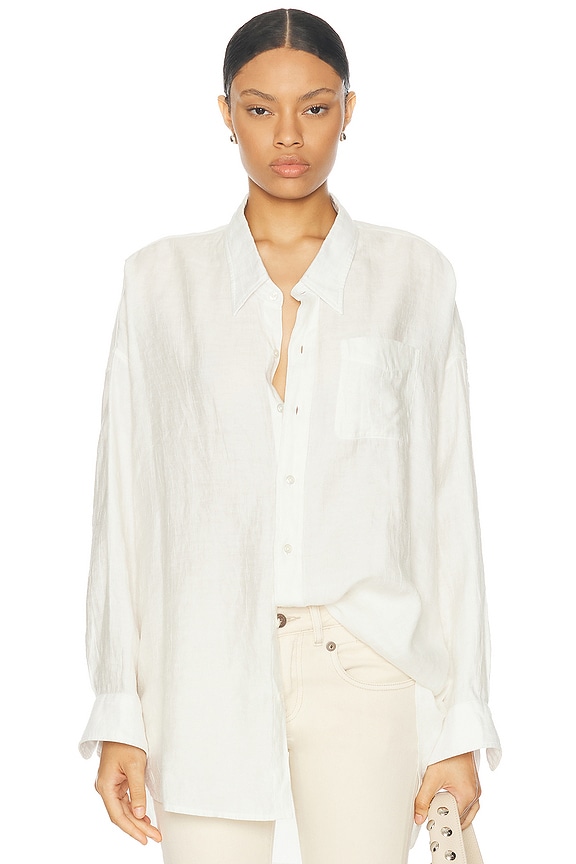 【関税込み】KHAITE THE MINTA TOP KHAITE Minta Top in Cream & Black | FWRD