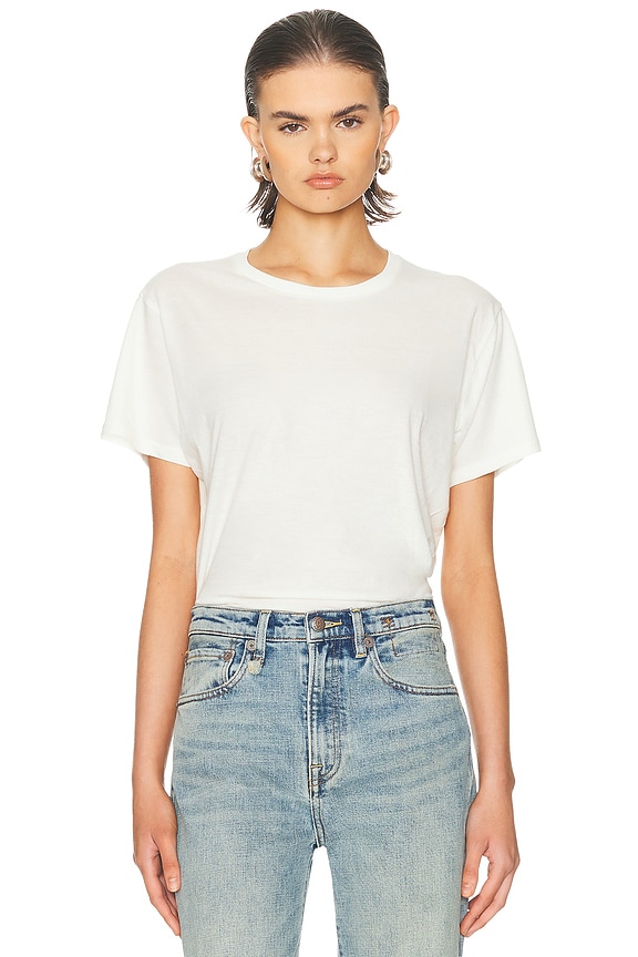 The Row Chiara Top in Natural White | FWRD