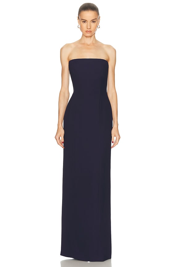 Posse Sasha Strapless Dress in Royal Blue | FWRD