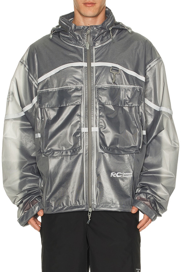 Acronym J28-K Jacket in Light Grey & Blue | FWRD