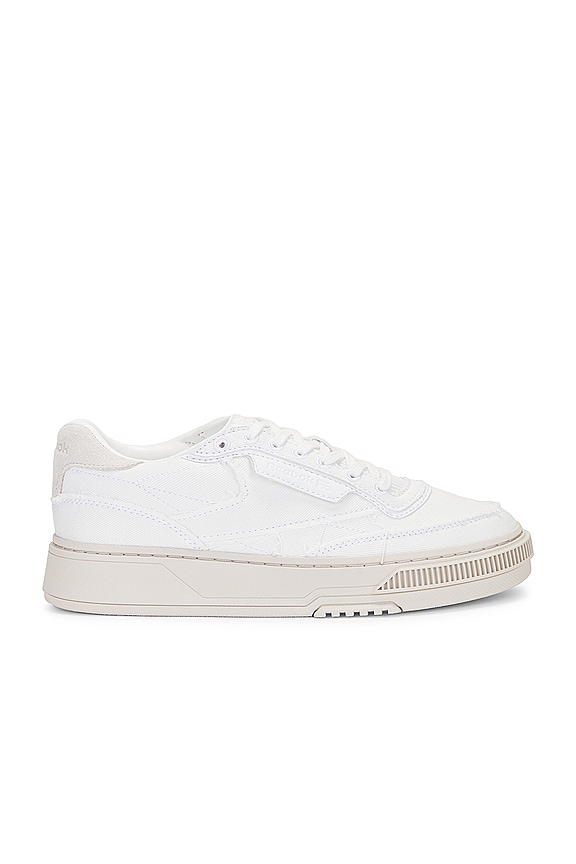 スニーカー PLAY COMME des GARCONS Ivory canvas sneakers (P1K123 WHITE) Comme des Garçons PLAY X Converse sneakers for Kids Unisex