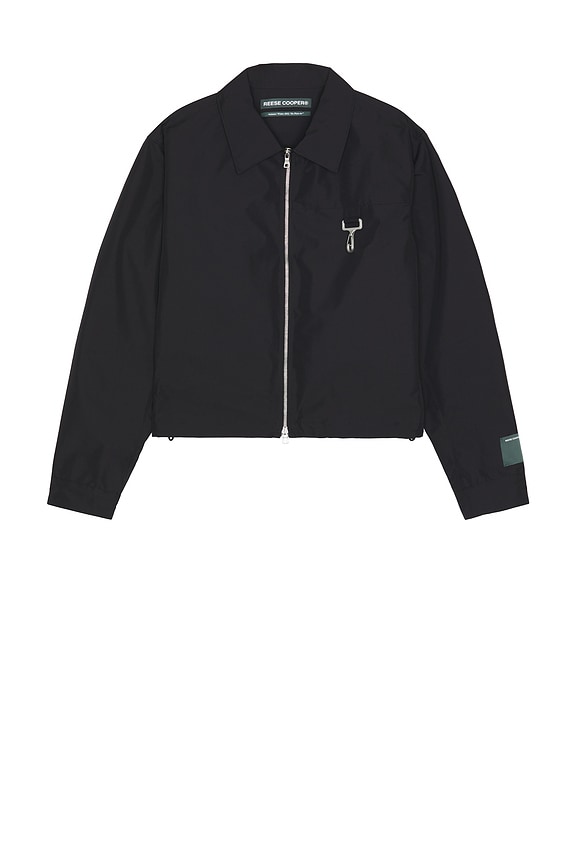 Lemaire Compact Cotton Twill Short Utility Jacket in Coal | FWRD