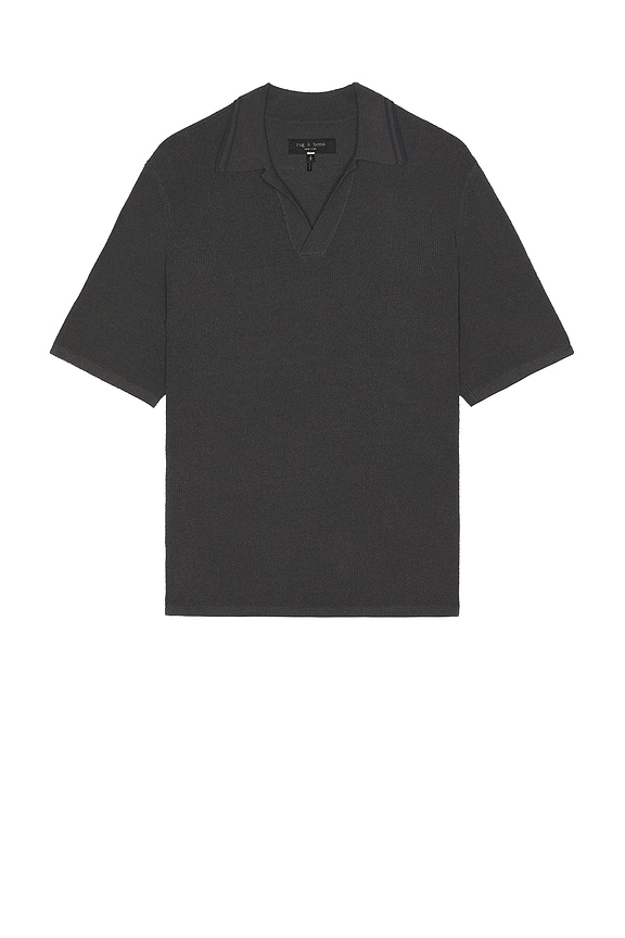Noir Fr(ノアファー)Kesa open collar shirt