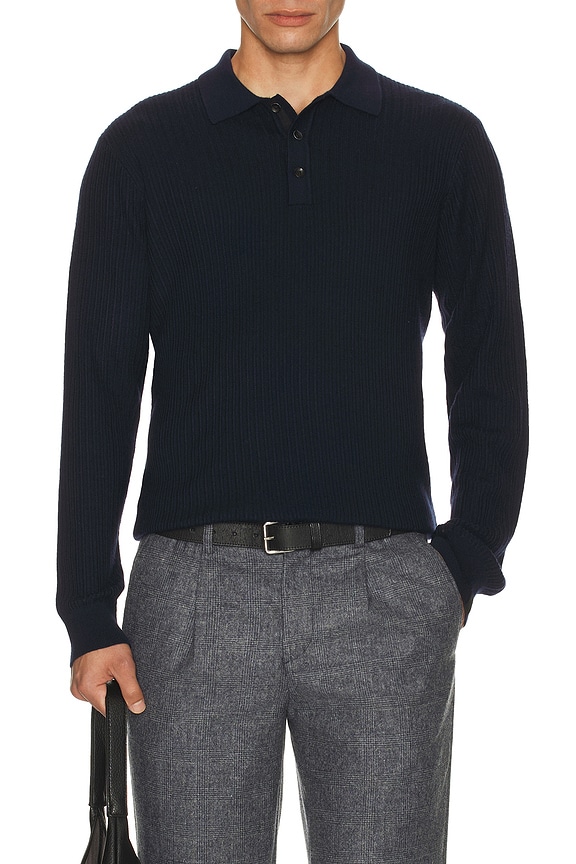 adidas x Noah adidas Originals x Noah Polo Long Sleeve in Night