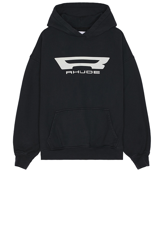 ★【BALENCIAGA】 Large Fit Hood Washed Black★ Balenciaga Large Fit Hoodie in Faded Washed Black | FWRD