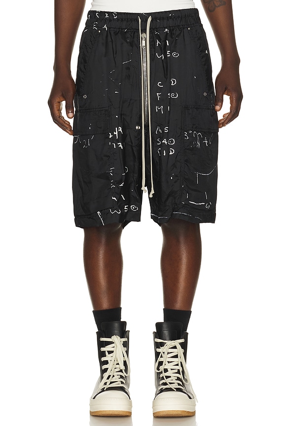 Rick Owens Bela Boxers Shorts in Black | FWRD