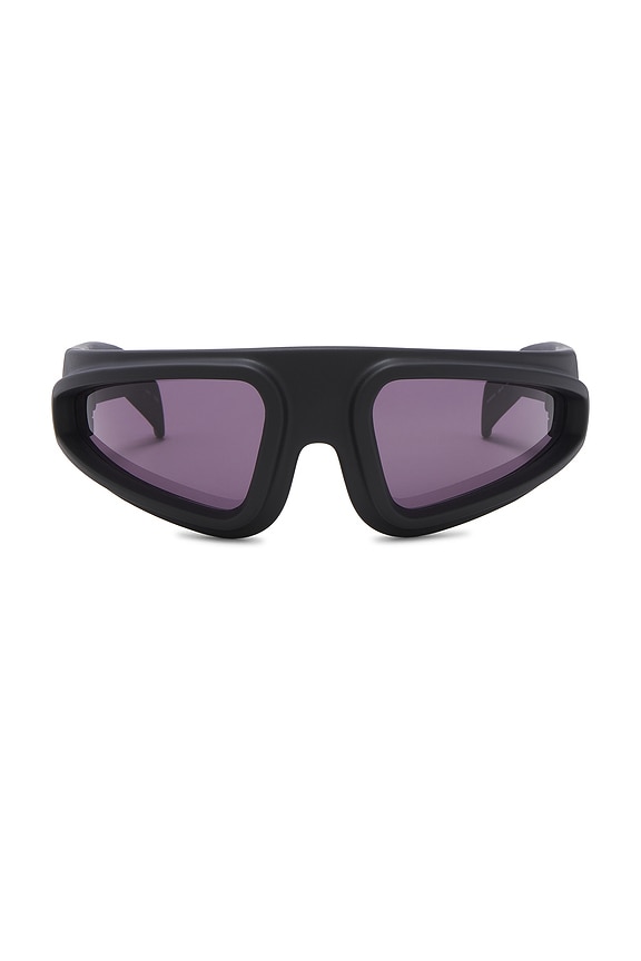 Rick Owens Davis Sunglasses in Black | FWRD