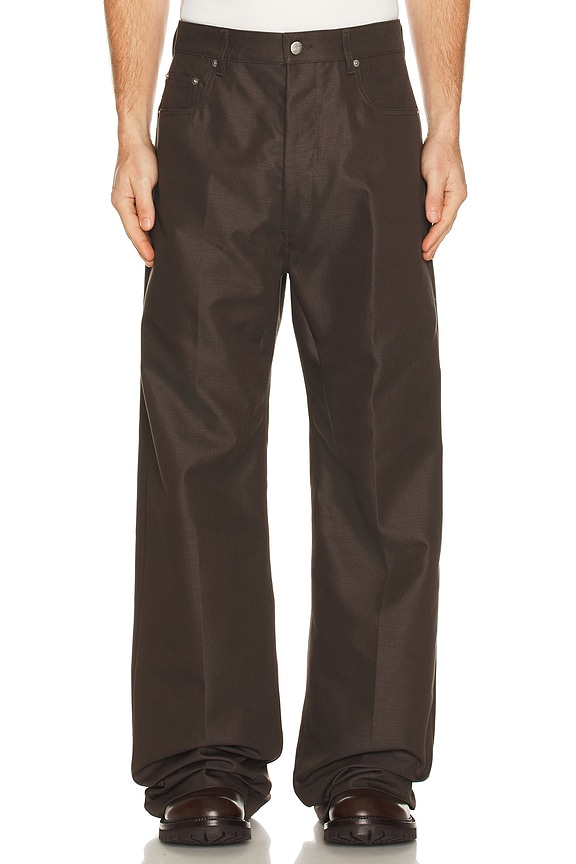 Rick Owens Strapped Wide Bela Pants in Black | FWRD