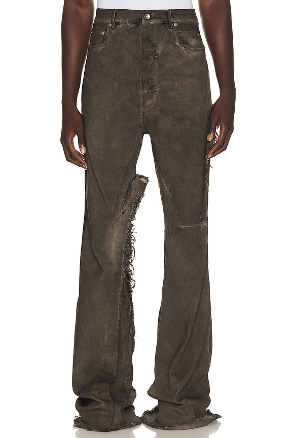 DRKSHDW by Rick Owens Bolan Bootcut Denim Jean in Mud | FWRD