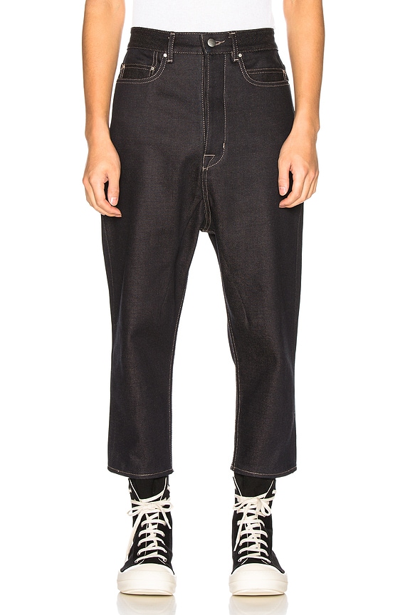 Rick Owens Mollino Biker in Black | FWRD